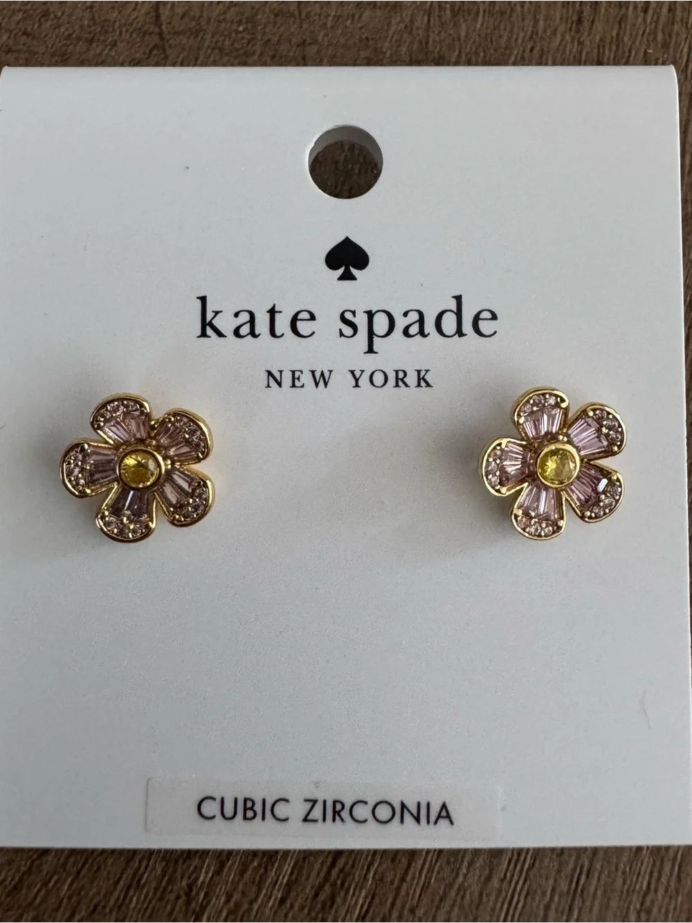 Kate Spade New York Fleurette Flower Stud Earrings – Pink Multi & Gold